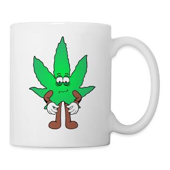 Der Bloom - Weed Cannabis Stoned Hanf Marihuana - Tasse - Weiß - Rechts