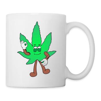 Der Bloom - Weed Cannabis Stoned Hanf Marihuana - Tasse - Weiß - Rechts
