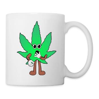 Der Bloom - Weed Cannabis Stoned Hanf Marihuana - Tasse - Weiß - Rechts