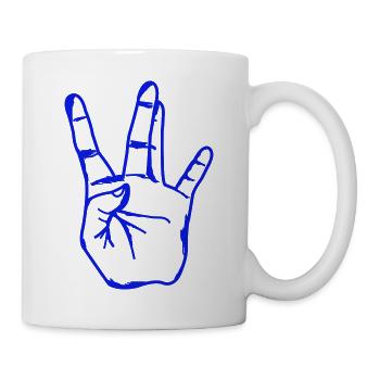 hand westside - Tasse - Weiß - Rechts
