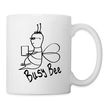 Busy Bee - Tasse - Weiß - Rechts