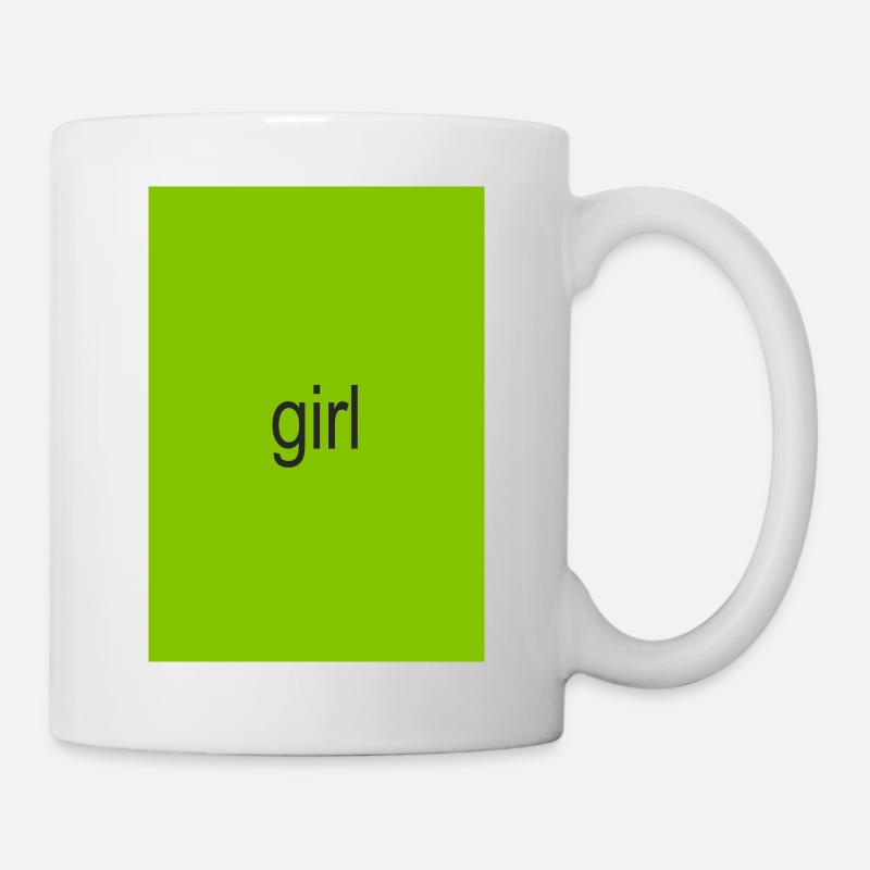 Mädchen - Tasse - Weiß