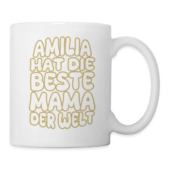 Cadeau pour Amilia - Mug blanc - blanc - Droite