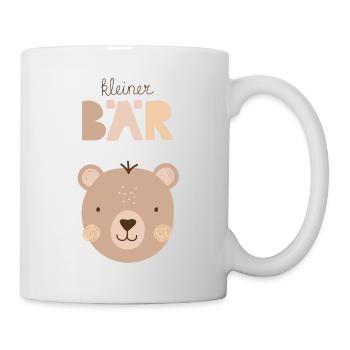 Kleiner Bär beige Kinder Kinderzimmer Dekoration - Tasse - Weiß - Rechts