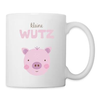 Little Pig Pink Girl Birthday Nursery - Mug - white - Right