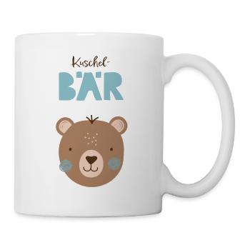 Little Cuddly Bear Blue Nursery Decoration Kids - Mug - white - Right