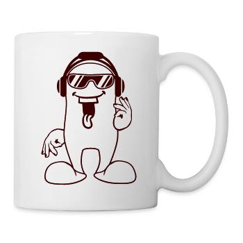 DJ Guy Cool Party Club Musique Célébrer Disco Fun - Mug blanc - blanc - Droite