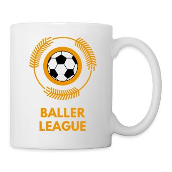baller league soccer soccer - Mug - white - Right