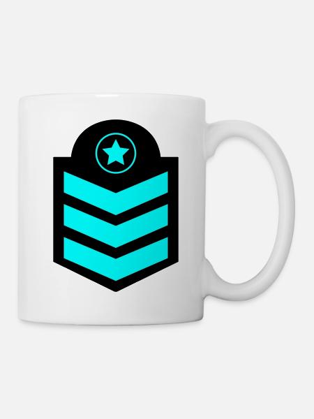 abzeichen - Tasse - Weiß