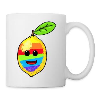 Citron LBGT Rainbow East Fruits Citrons - Mug blanc - blanc - Droite