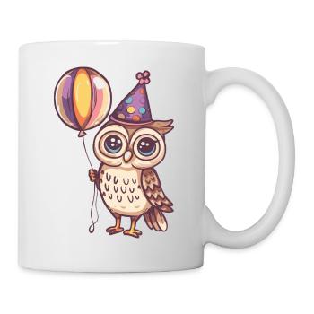 Owl Birthday Baby - Mug - white - Right