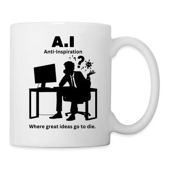 A.I - Artificial Interest Faking enthusiasm one me - Mug - white - Right