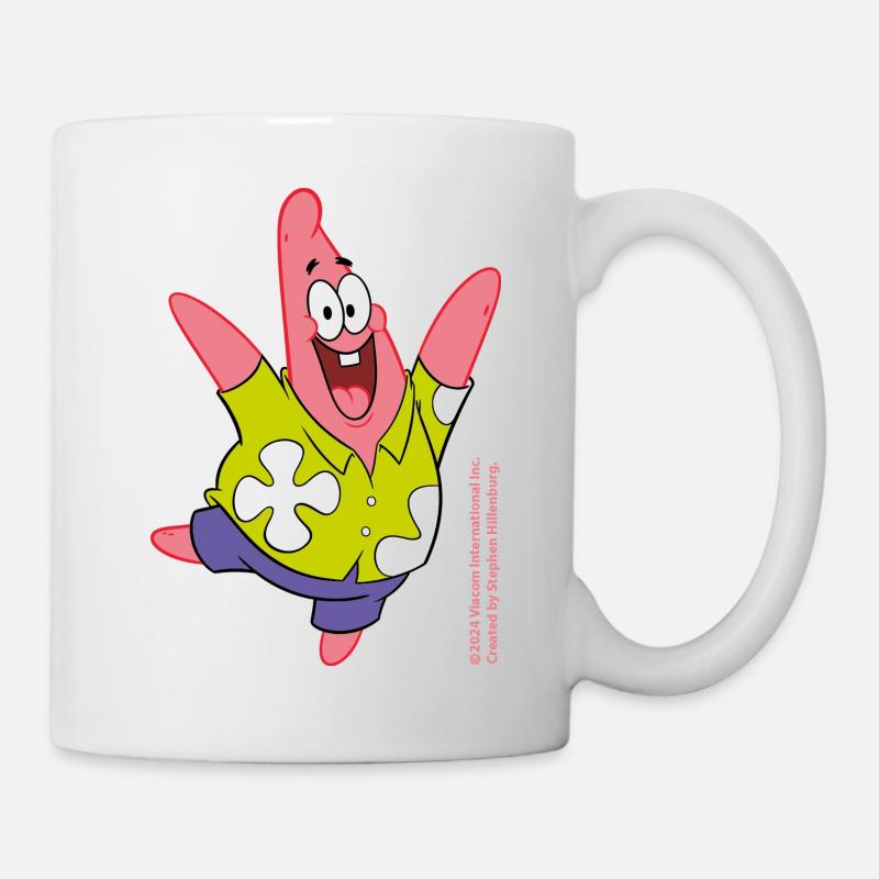 The Patrick Star Show Happy Patrick - Mug - white