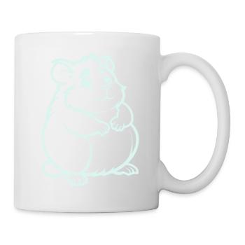 hamster comic tier - Tasse - Weiß - Rechts