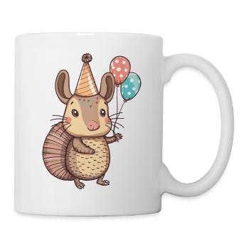 Armadillo Birthday Baby - Mug - white - Right