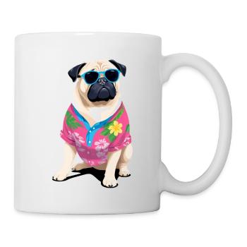Chill Chihuahua with Beach Vibes - Mug - white - Right