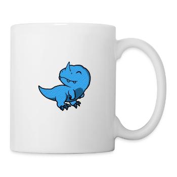 Rex Blue Cute - Tasse - Weiß - Rechts
