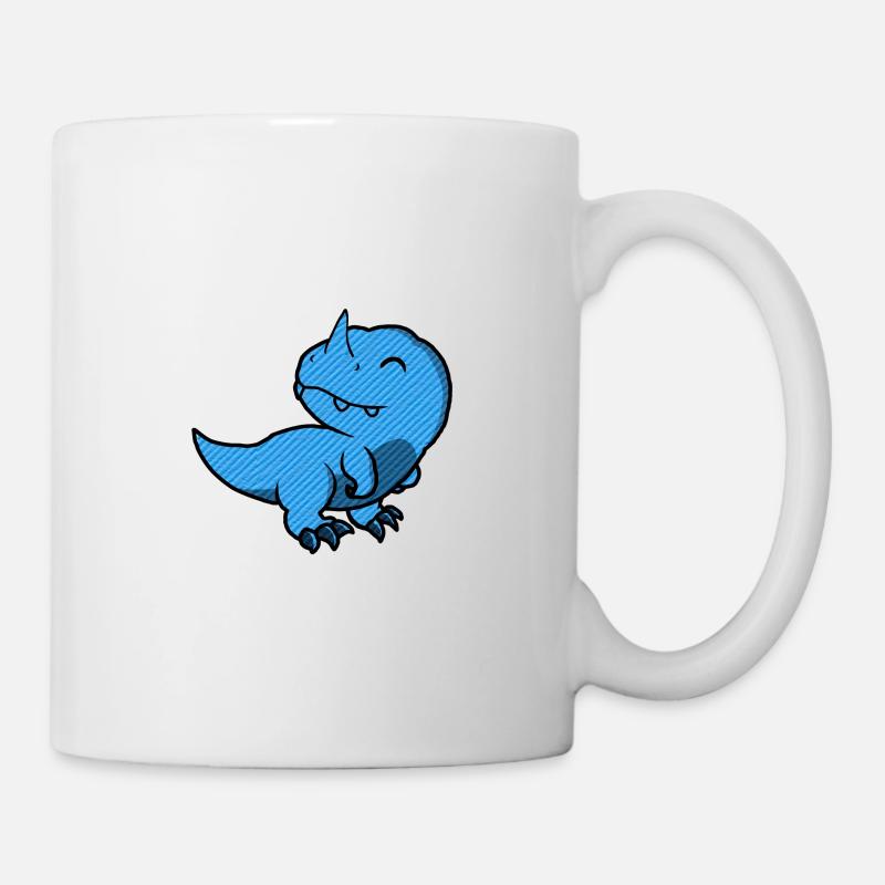 Rex Blue Cute - Tasse - Weiß