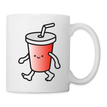 Tasse de dessin animé drôle - Mug blanc - blanc - Droite