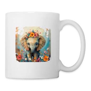Cute Elephant - Mug - white - Right
