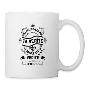 Jean 1717 noir - Mug blanc - blanc - Droite