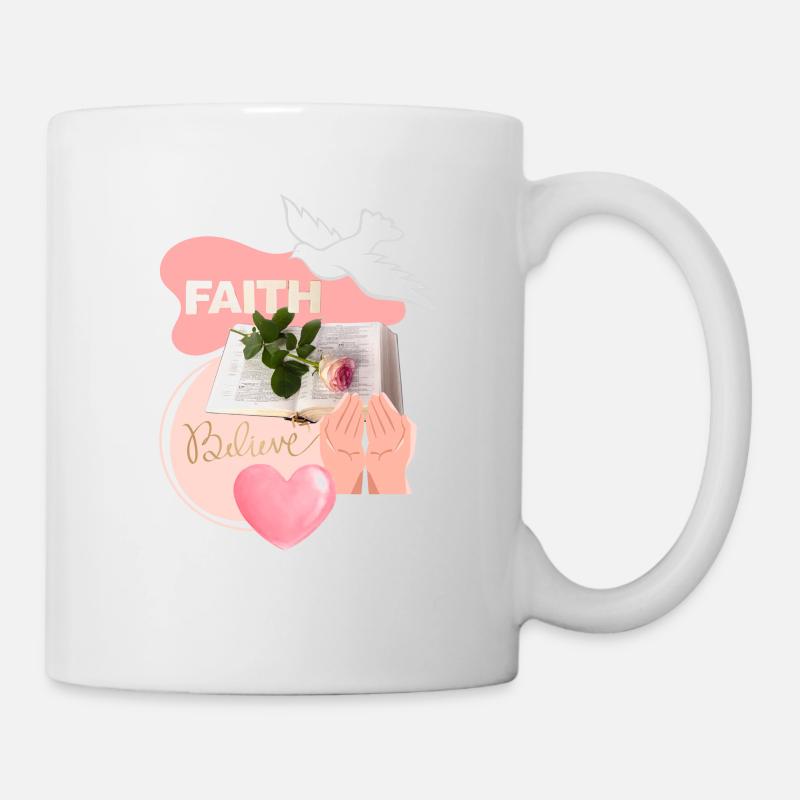 Foi 2 collage - Mug blanc - blanc