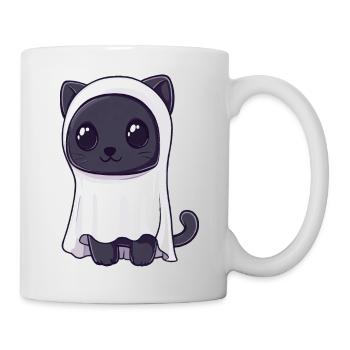 Panther Halloween Comic Ghost - Mug - white - Right