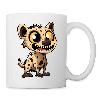Hyène Halloween Drôle Zombie - Mug blanc - blanc - Droite