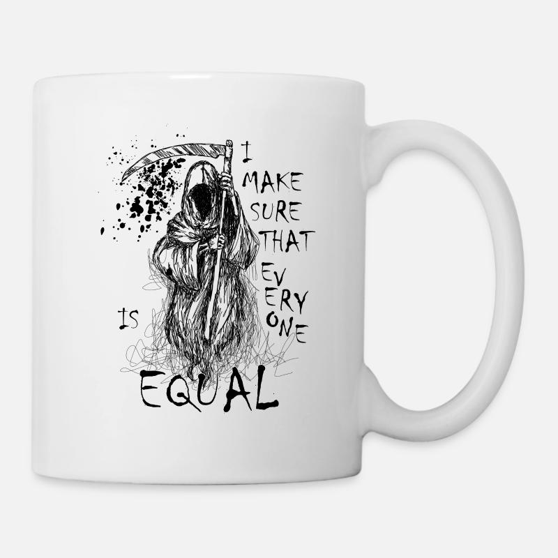 Faucheuse | Citation littéraire - Mug blanc - blanc