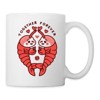 Ensemble pour toujours - Mug blanc - blanc - Droite