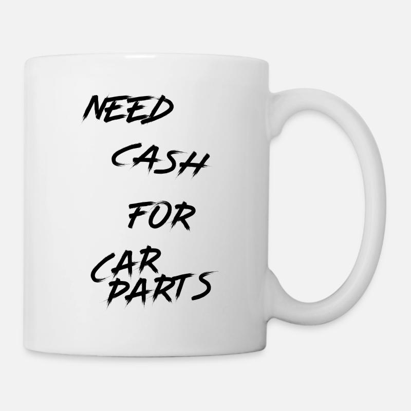 car_parts - Tasse - Weiß