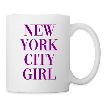 New York City Girl - NYC - USA - Amerika - Tasse - Weiß - Rechts