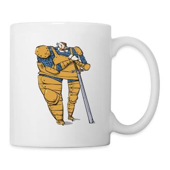 le chevalier - Mug blanc - blanc - Droite
