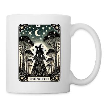 Die Hexe - Tasse - Weiß - Rechts