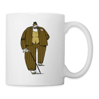 poirot - Mug blanc - blanc - Droite