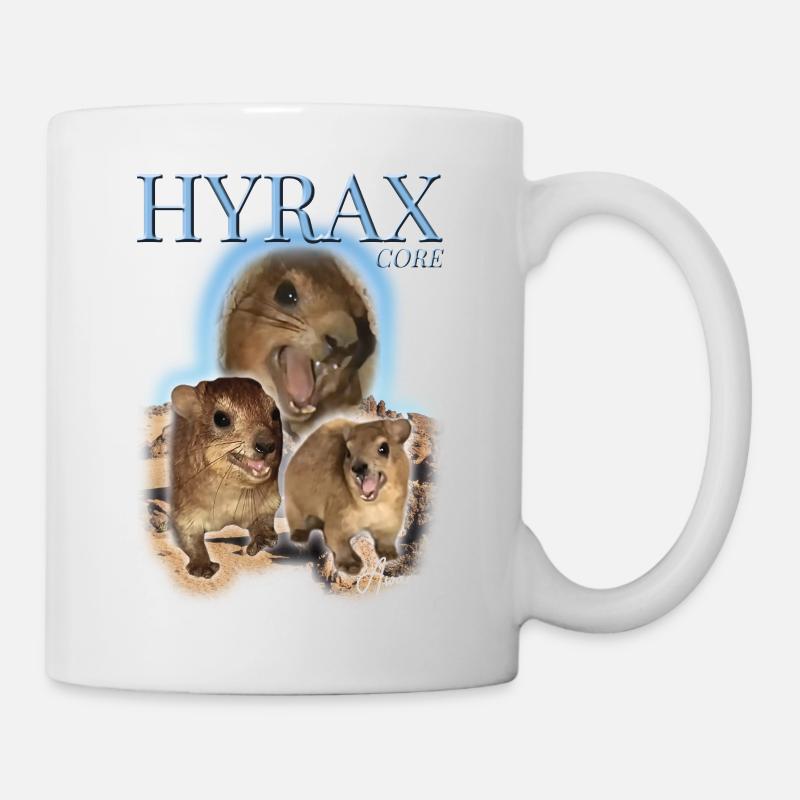 Hyrax Core Awawa Funshirt meme - Tasse - Weiß