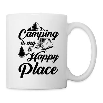 Camping camping-car caravane aventure - Mug blanc - blanc - Droite