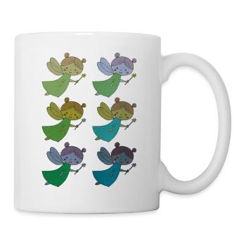 Fee 6fold multicoloured - Mug - white - Right