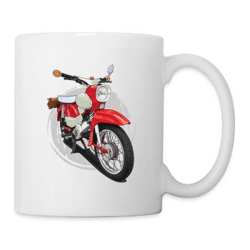 Étoile (rouge) // Illustration - Mug blanc - blanc - Droite