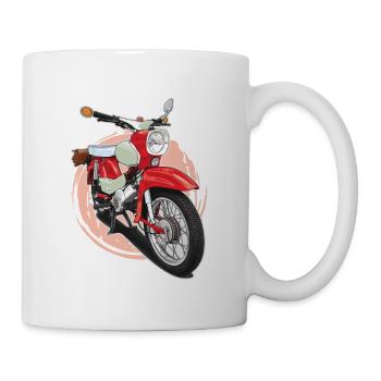 Étoile (rouge) // Illustration - Mug blanc - blanc - Droite