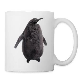 Pesto, der Pinguin, posiert für ein Foto - Tasse - Weiß - Rechts