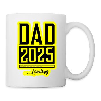 Papa 2025 Chargement Papa - Mug blanc - blanc - Droite