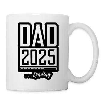 Papa 2025 Chargement Papa - Mug blanc - blanc - Droite