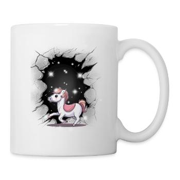 Cheval Poney Enfants Enfant Fille Cavalier Chevaux - Mug blanc - blanc - Droite