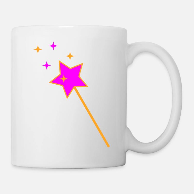 Zauberstab - Tasse - Weiß
