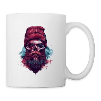 Bûcheron Crâne Bûcheron - Mug blanc - blanc - Droite