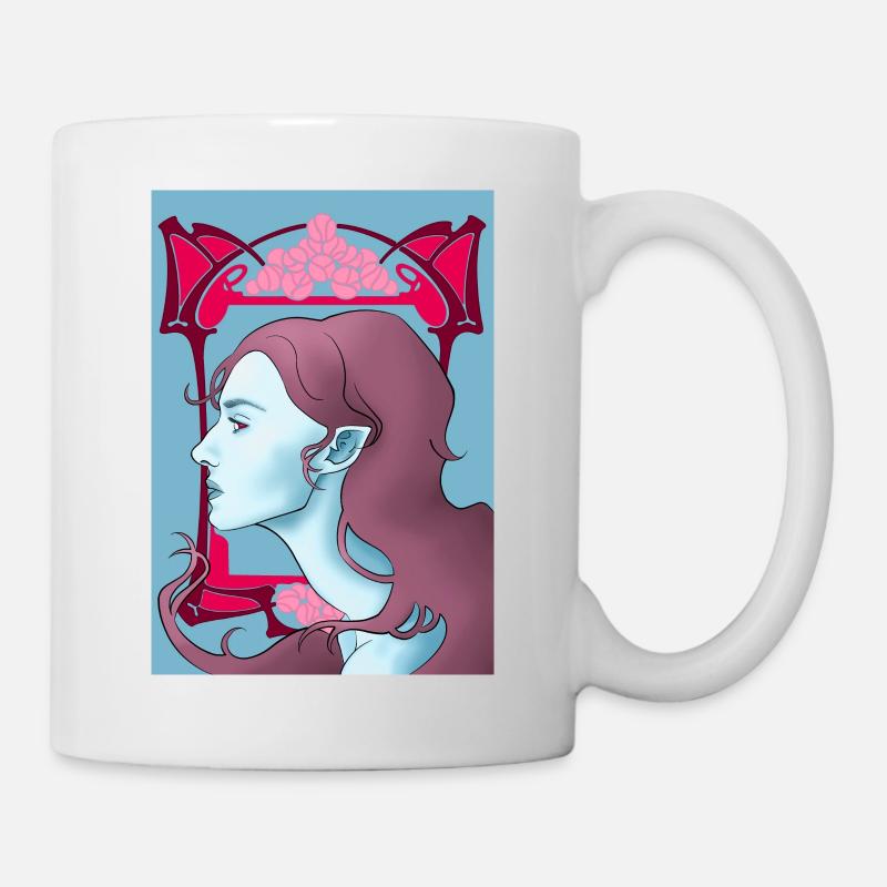 Art Nouveau Vampire - Mug - white