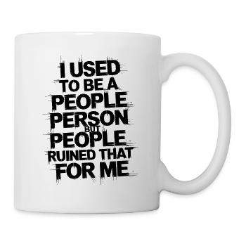 Introverti avec un sens de l’humour pince-sans-rire - Mug blanc - blanc - Droite