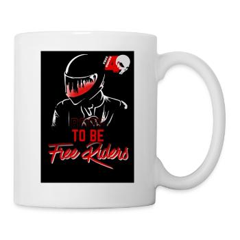 FR49 - Born to be Free Riders Red version - Mug blanc - blanc - Droite