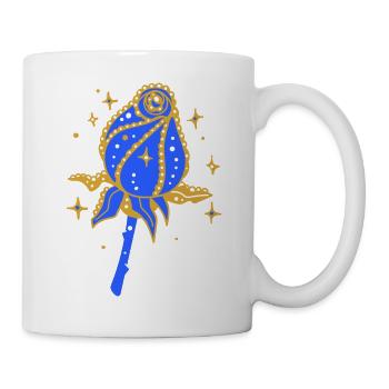 Golden Rose with Glitter - Mug - white - Right